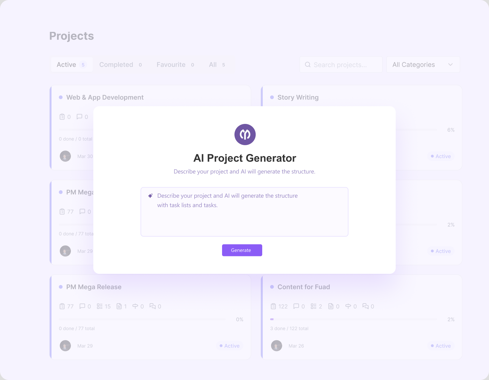 AI Project view