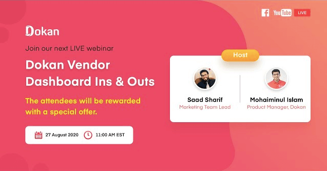Dokan Webinar - Dokan Vendor Dashboard Ins & Outs
