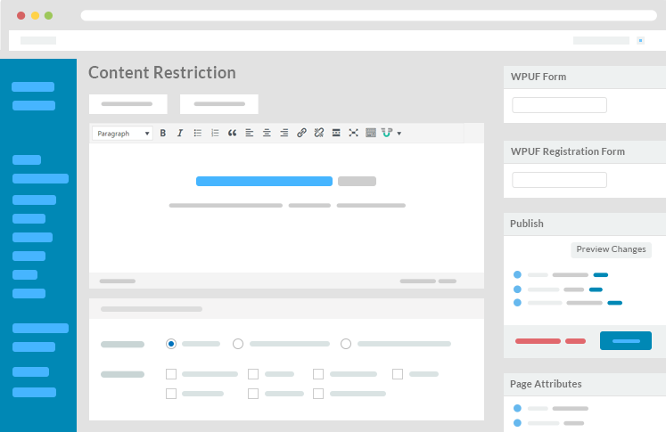 wpuf Content Restriction